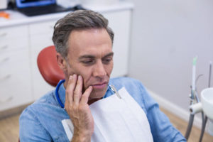 Man Having A Toothache
